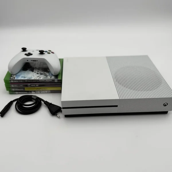Used Xbox Series S 1TB Console Bundle EU Plug + Controller + 4 Games