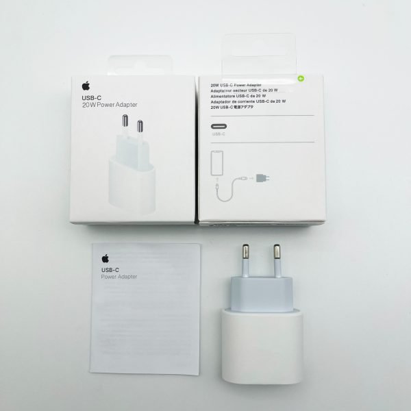 Apple USB-C 20W Power Adapter – Genuine – Brand New EU Plug