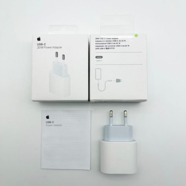 Apple USB-C 20W Power Adapter – Genuine – Brand New EU Plug 5 pcs Lot